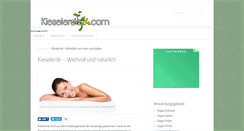 Desktop Screenshot of kieselerde24.com